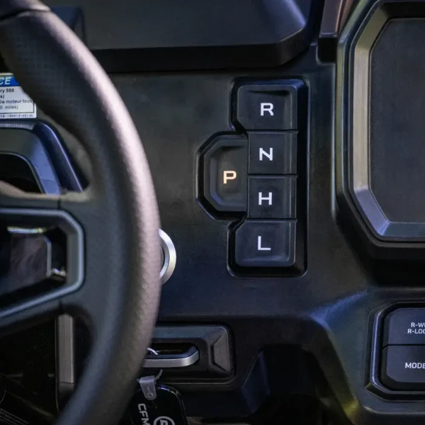 CFMOTO UFORCE U10 PRO Push button shifting